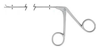 MİKRO LARİNGOLOJİ YUVARLAK KAP FORSEPS 1.0MM 10MM